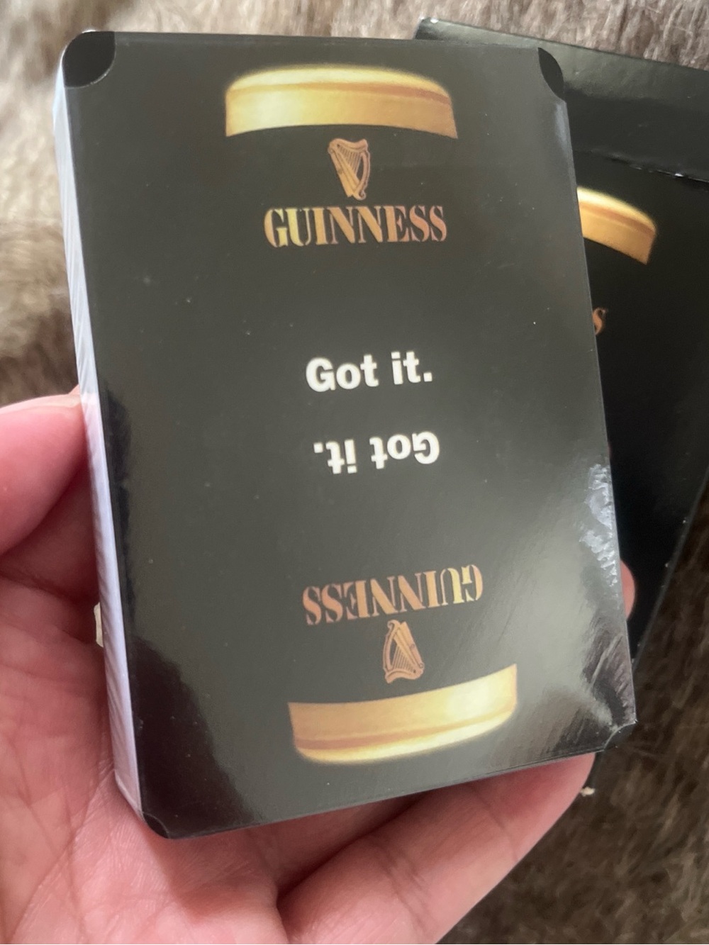 Guinness Playing Cards NIB